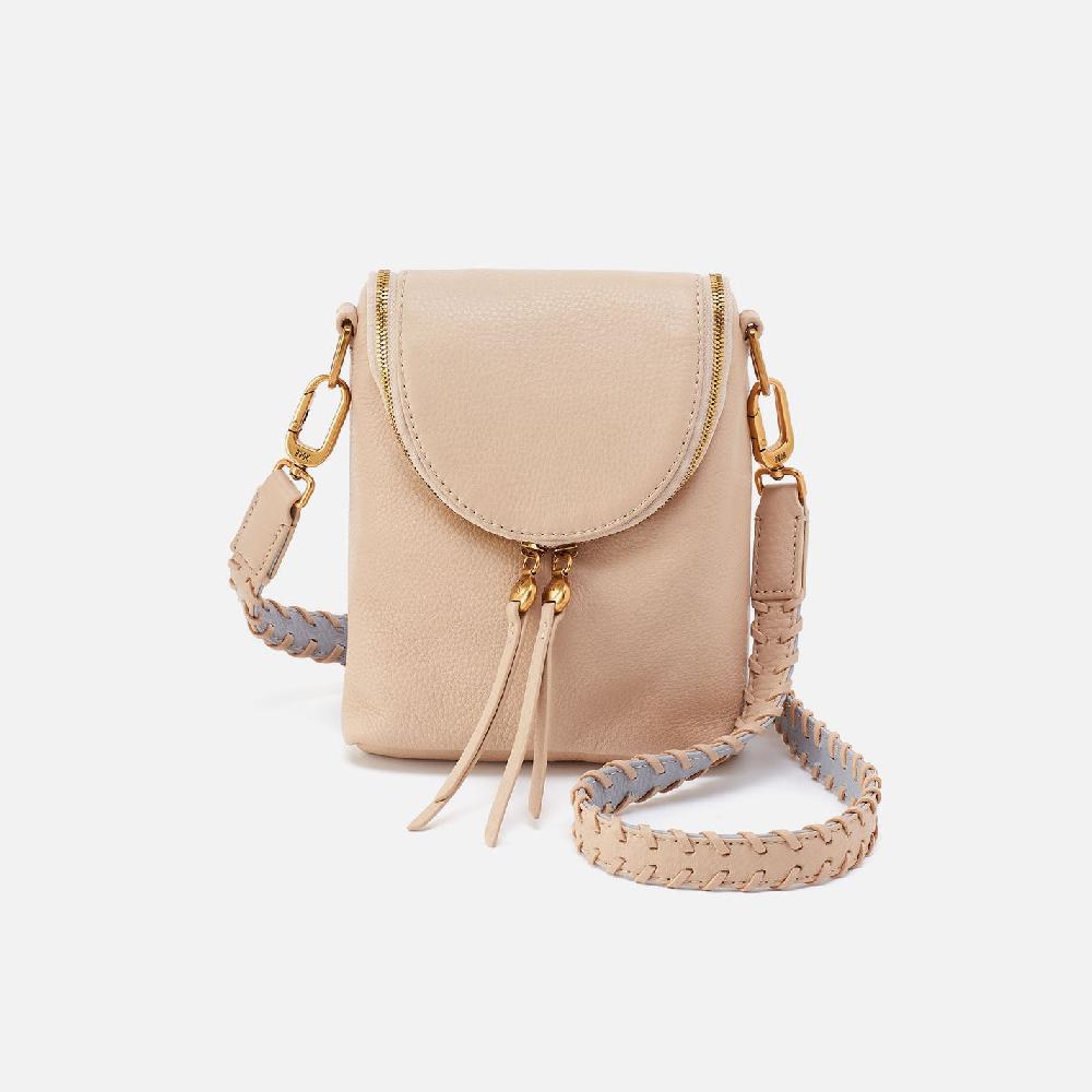 hobo Fern Crossbody Pebbled Leather| Linen