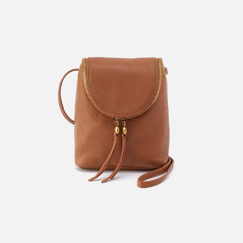 hobo Fern Crossbody Pebbled Leather| Warm Honey