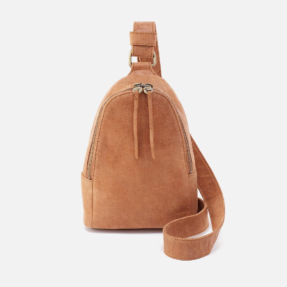 hobo Fern Sling Buffed Leather| Whiskey