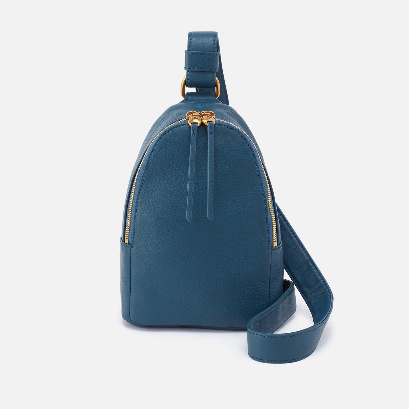 hobo Fern Sling Pebbled Leather| Peacock Feather