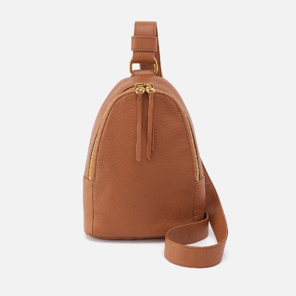 hobo Fern Sling Pebbled Leather| Warm Honey