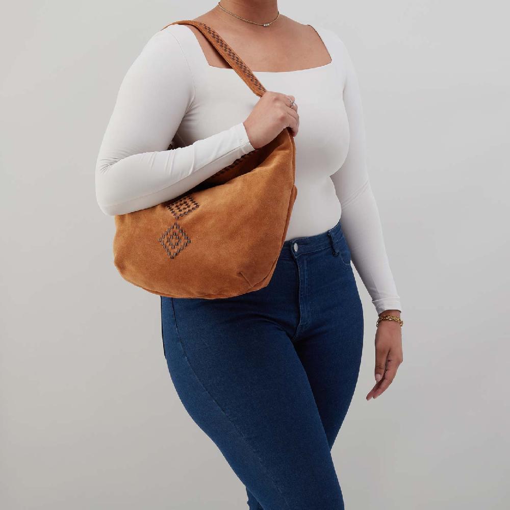 Hobo Harley Hobo Suede Leather| Oak Barrel