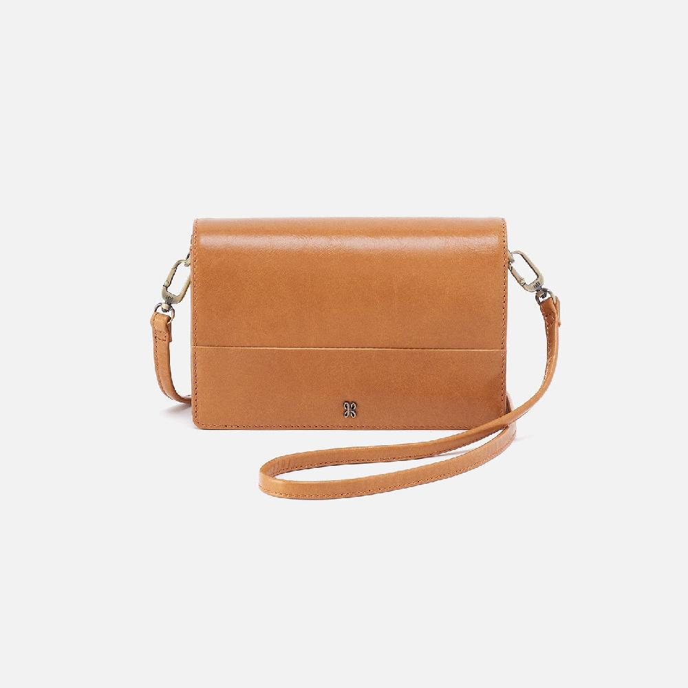 hobo Jill Crossbody Polished Leather| Natural