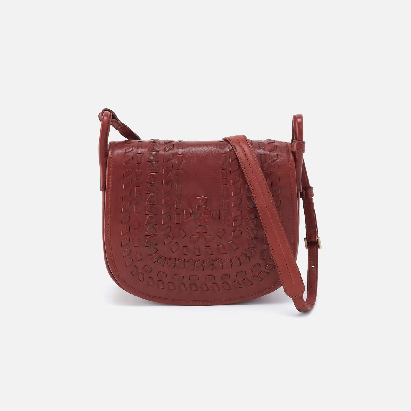 hobo Kiva Large Crossbody Washed Leather| Chestnut