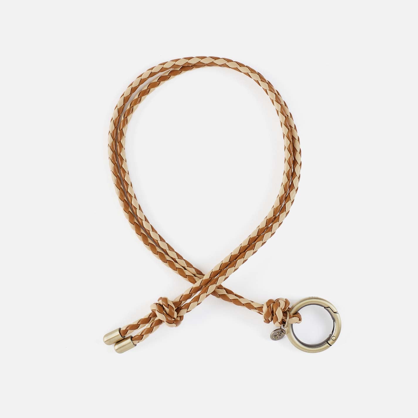 hobo Lasso Lanyard Fob Polished Leather| Truffle