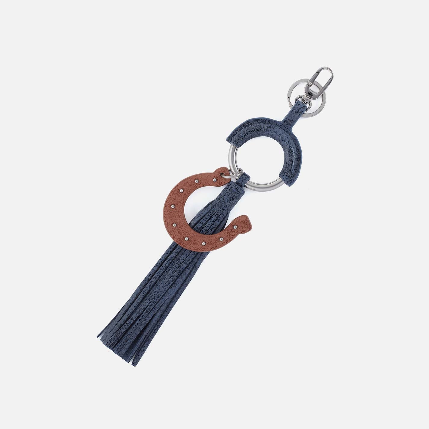 hobo Lucky Tassel Fob Buffed Leather| Indigo Sky