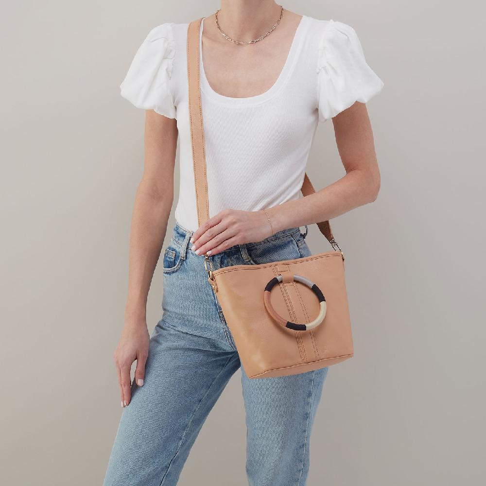 Hobo Luna Small Tote Pebbled Leather| Porcini