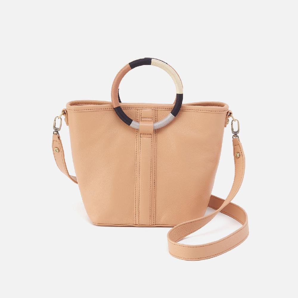 hobo Luna Small Tote Pebbled Leather| Porcini
