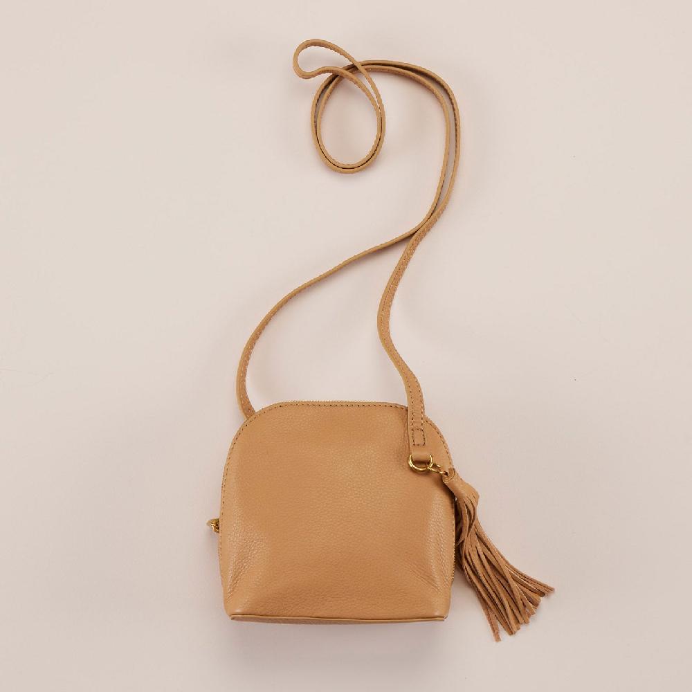 Hobo Nash Crossbody Pebbled Leather| Sandstorm