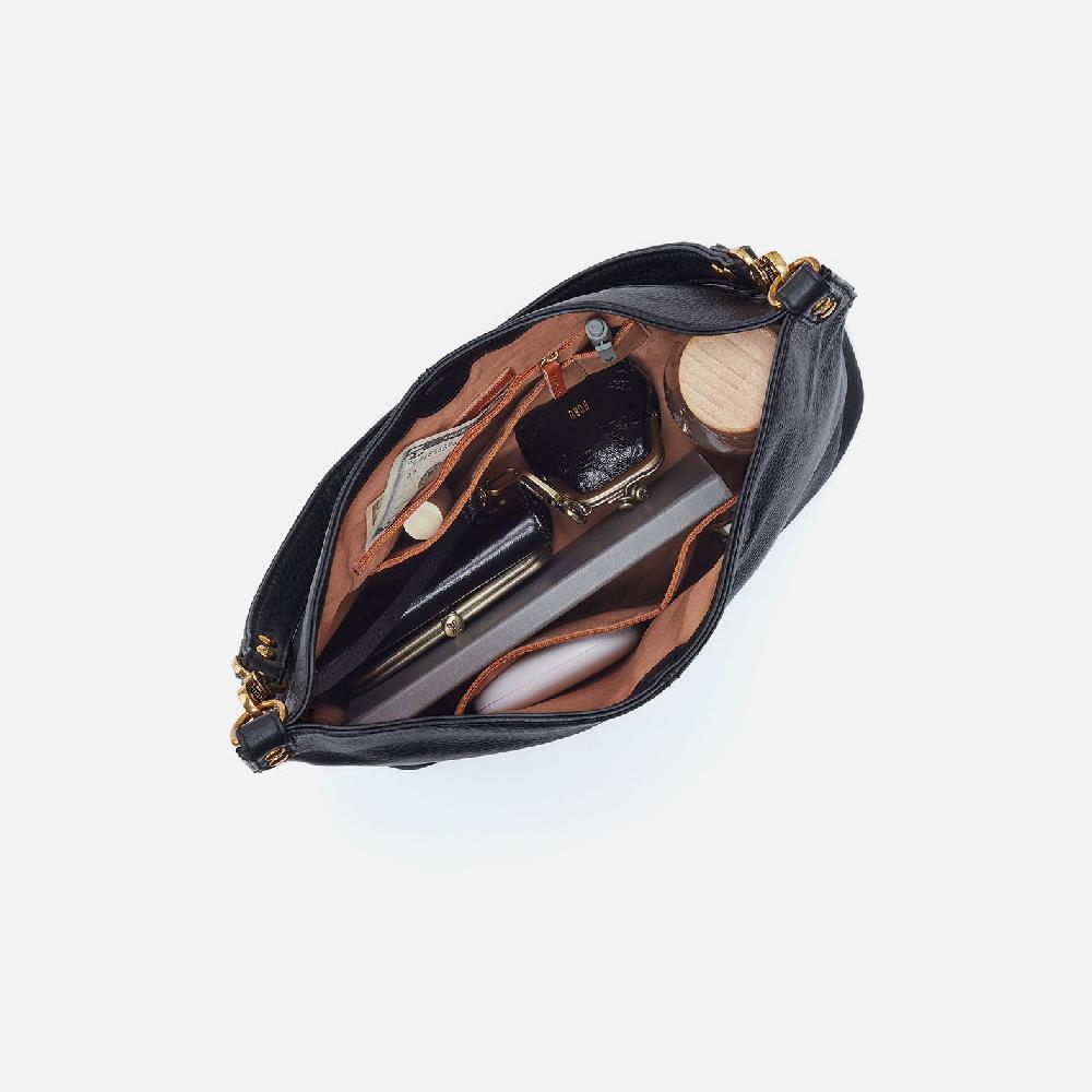 Hobo Pier Shoulder Bag Buffed Leather| Whiskey