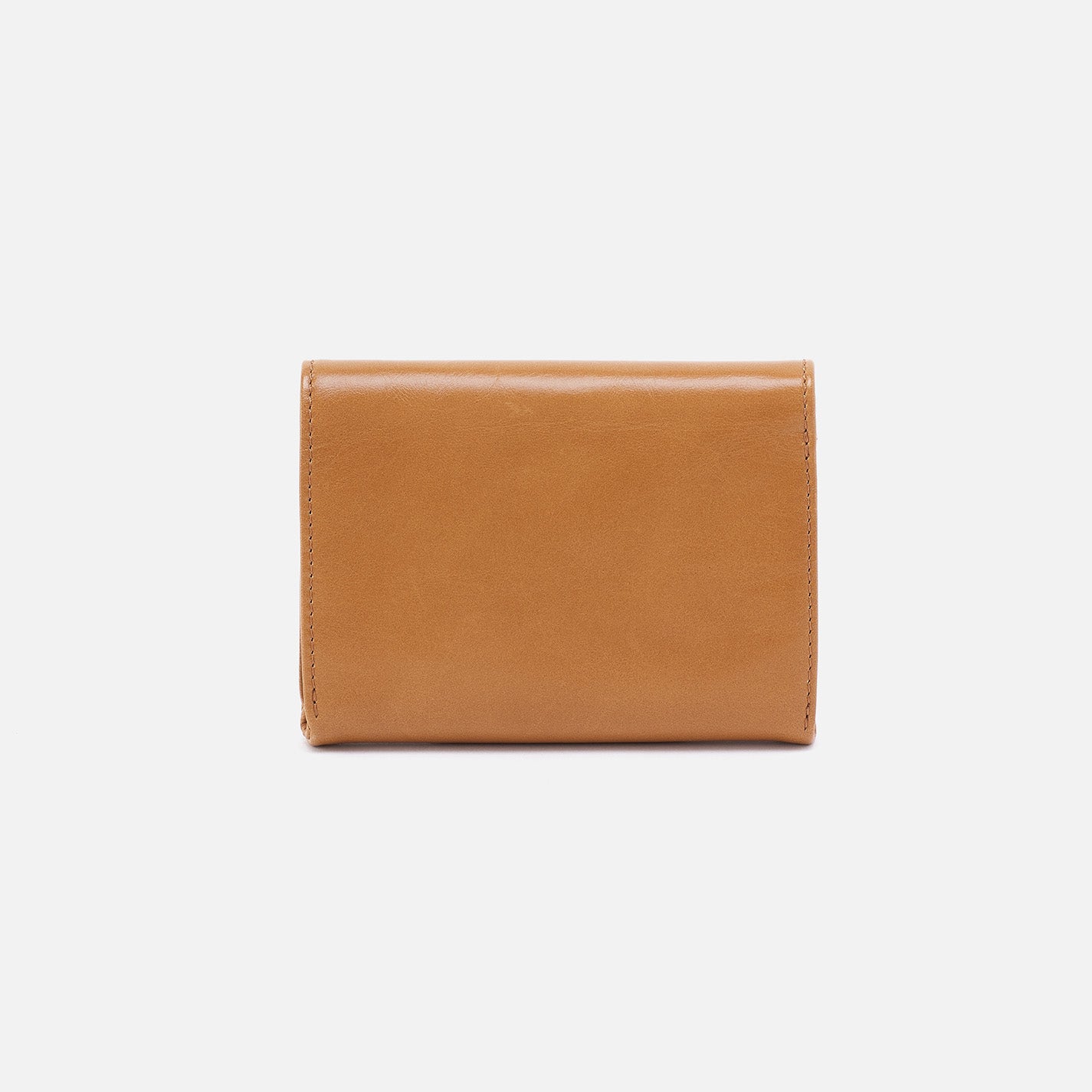 Hobo Robin Compact Wallet Polished Leather| Natural