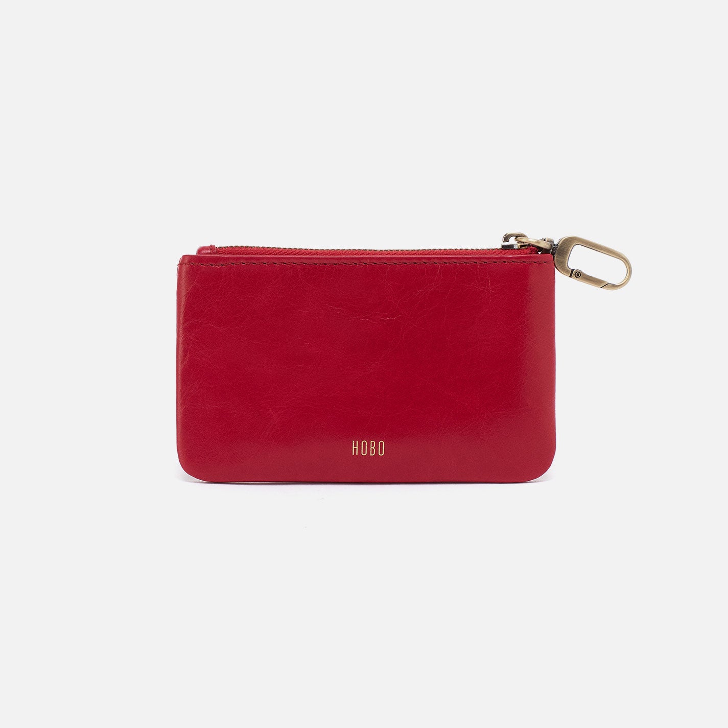 Hobo Sentiment Pouch Polished Leather| Flame