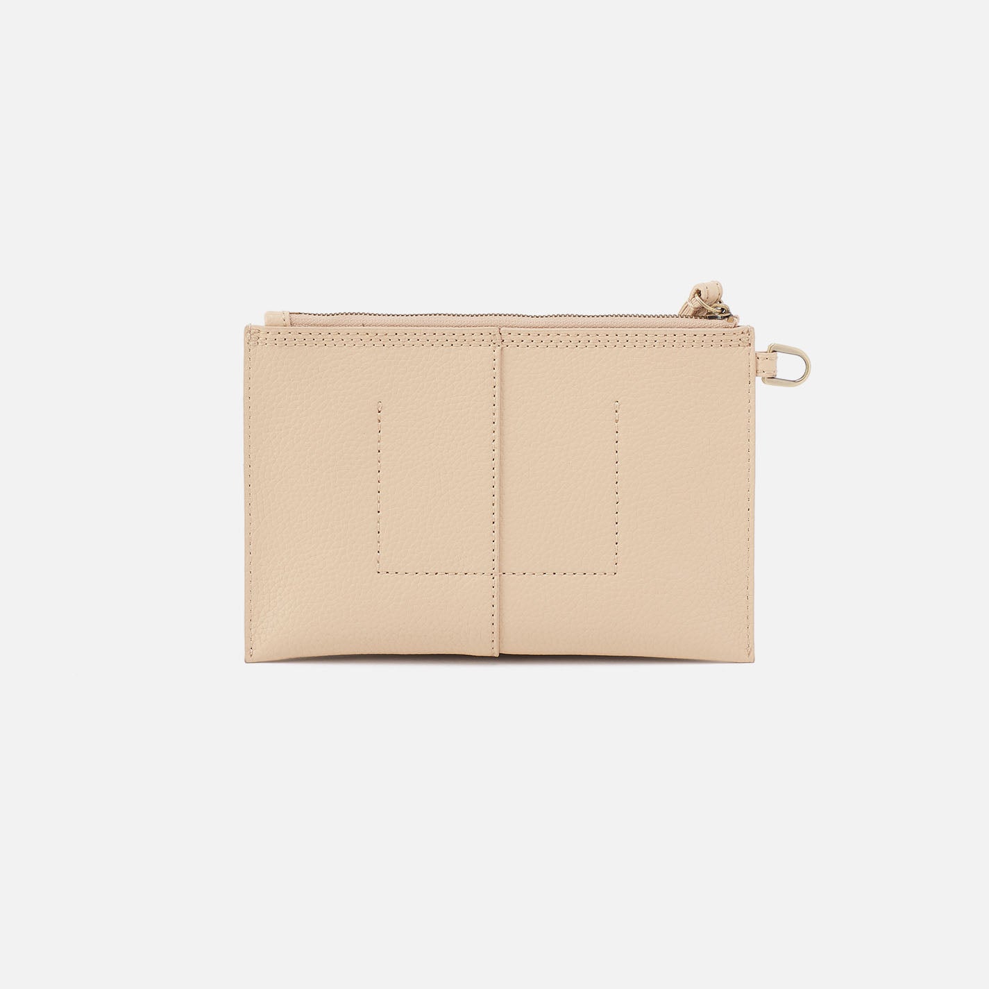 Hobo Vida Small Pouch Micro Pebbled Leather| Almond