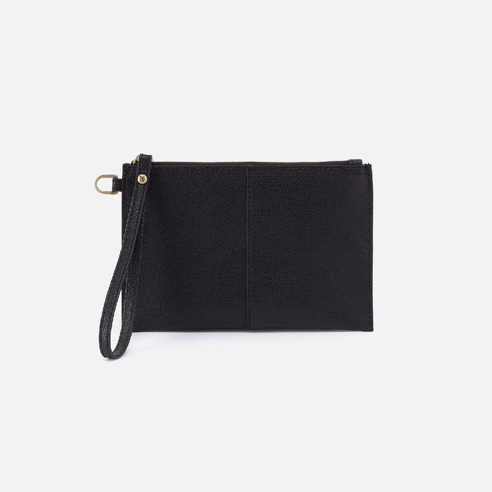 hobo Vida Small Pouch Micro Pebbled Leather| Black