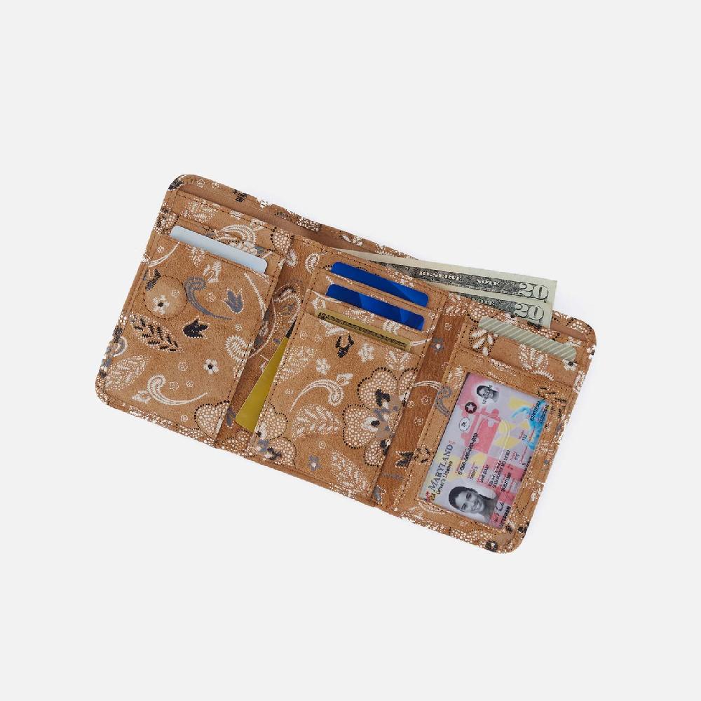 Hobo Jill Trifold Wallet Printed Leather| Country Road Bloom