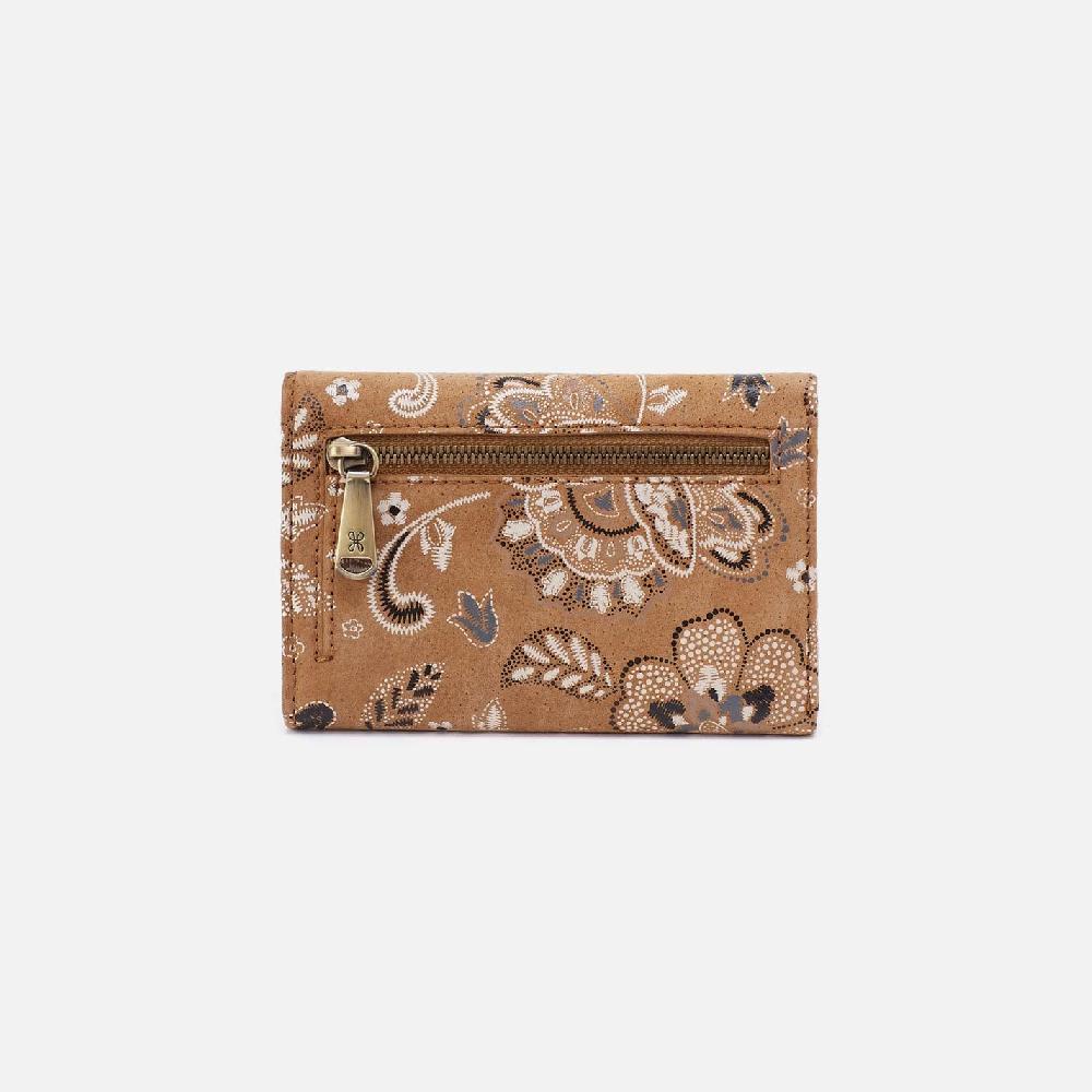 Hobo Jill Trifold Wallet Printed Leather| Country Road Bloom