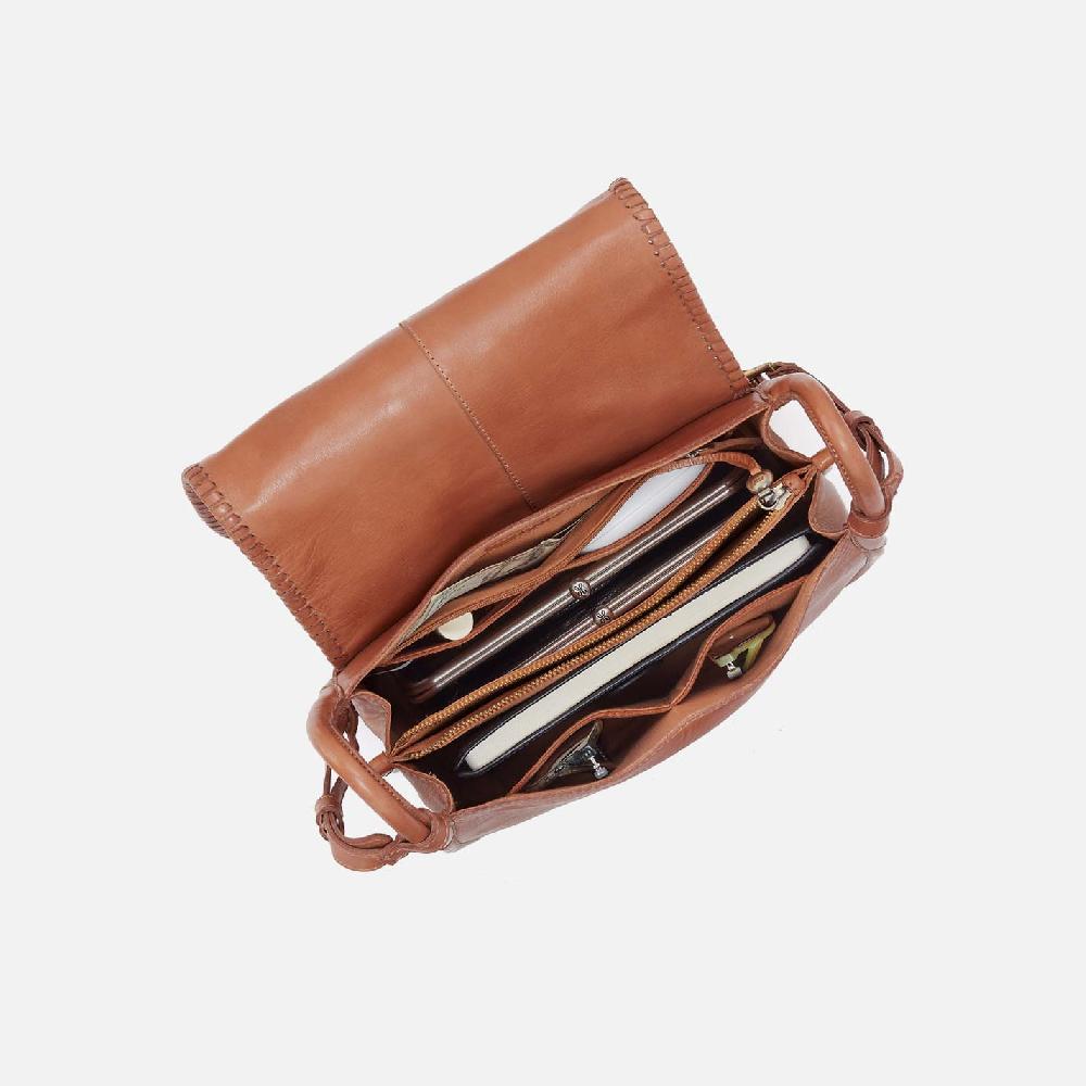 Hobo Kiva Large Crossbody Washed Leather| Harvest Wheat