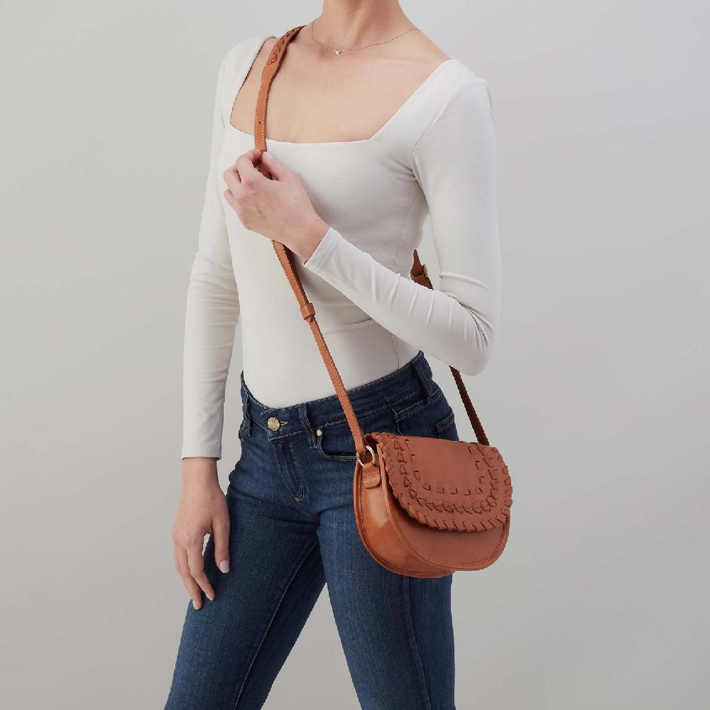 Hobo Kiva Small Crossbody Washed Leather| Harvest Wheat