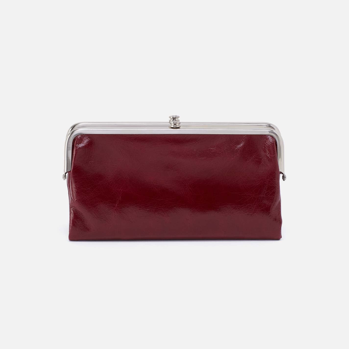 hobo Lauren Clutch-Wallet Polished Leather| Saddleberry