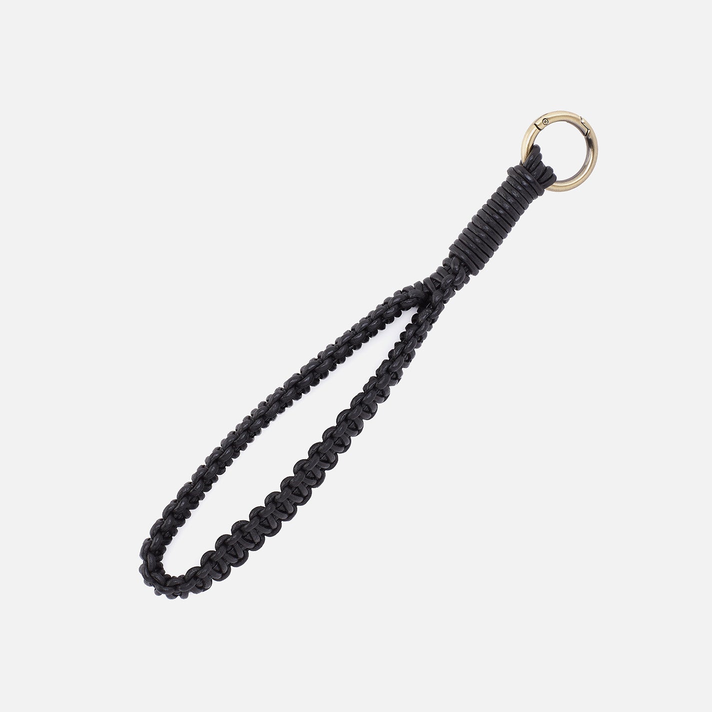 hobo Leather Cord Strap Coated Leather Cording| Black
