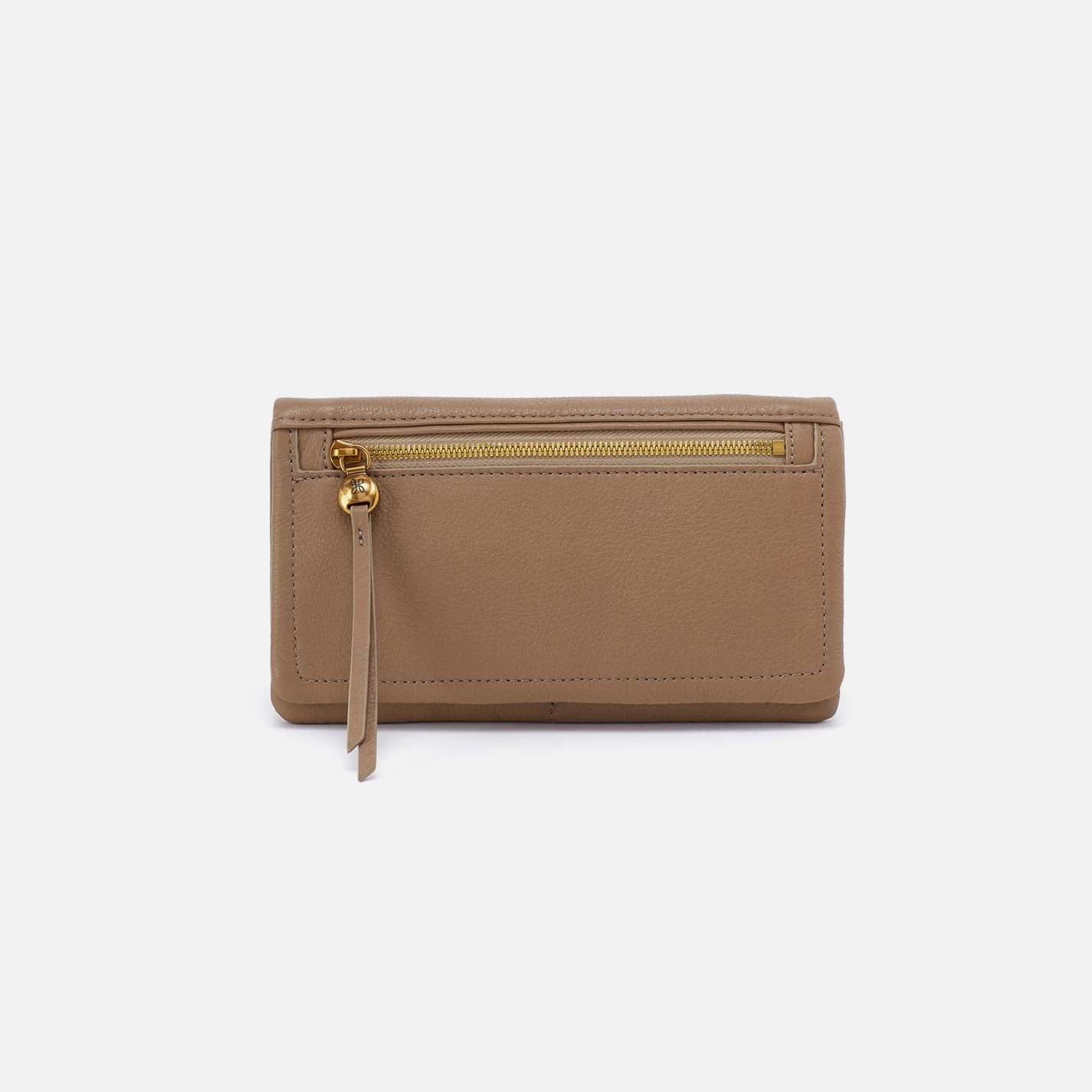 hobo Lumen Continental Wallet Pebbled Leather| Cedar Sagebrush