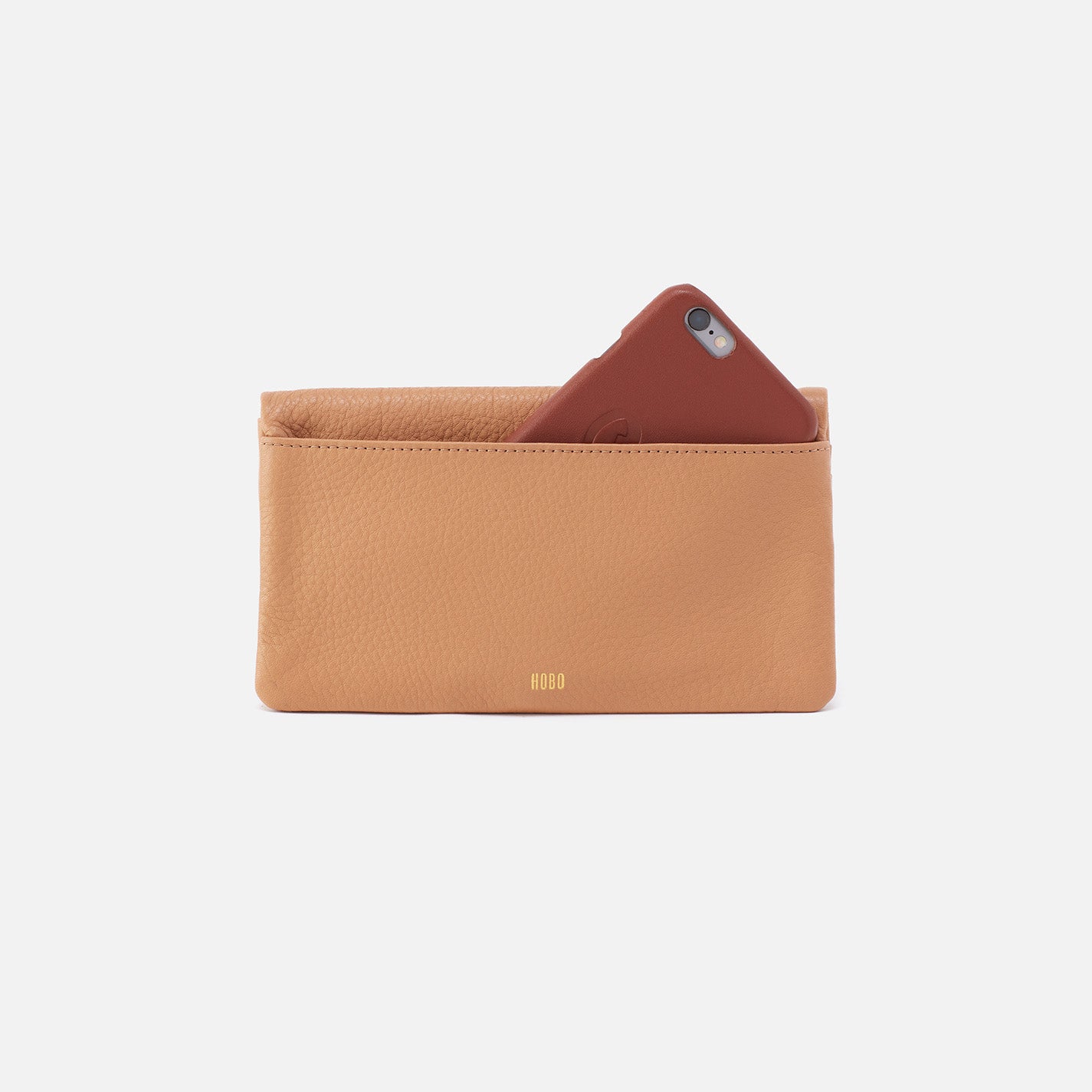 Hobo Lumen Continental Wallet Pebbled Leather| Sandstorm