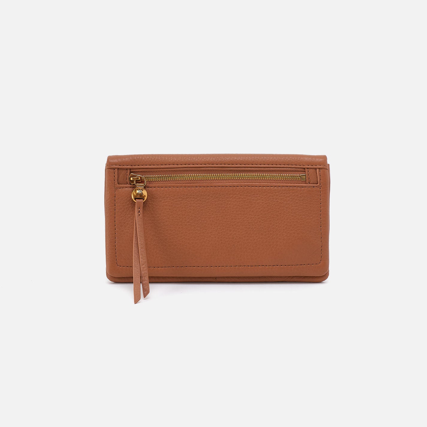 hobo Lumen Continental Wallet Pebbled Leather| Warm Honey