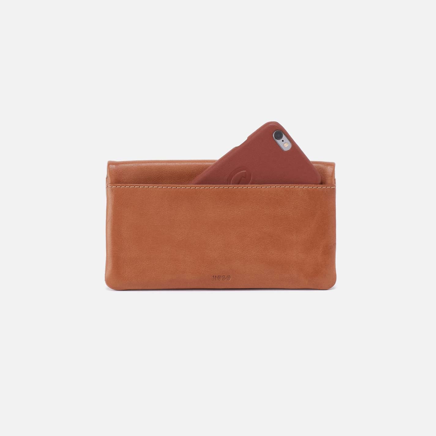 Hobo Lumen Continental Wallet Washed Leather| Harvest Wheat