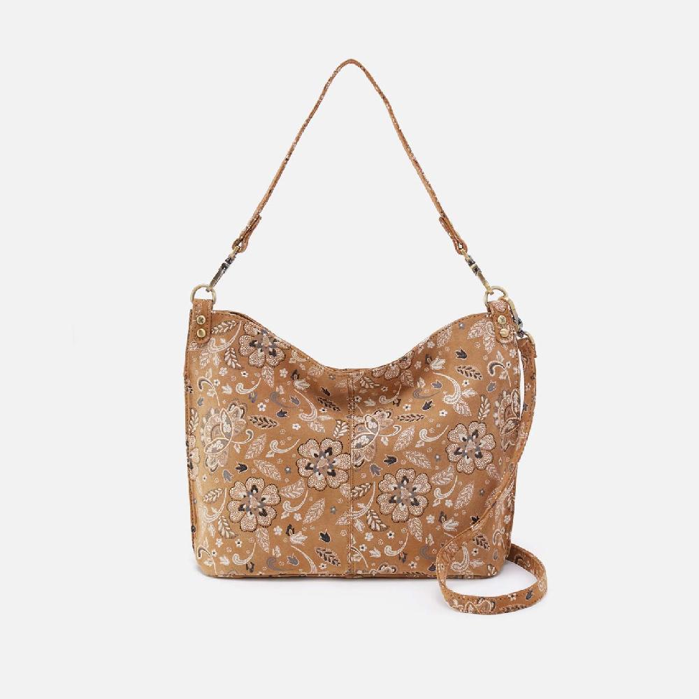 hobo Pier Shoulder Bag Printed Leather| Country Road Bloom