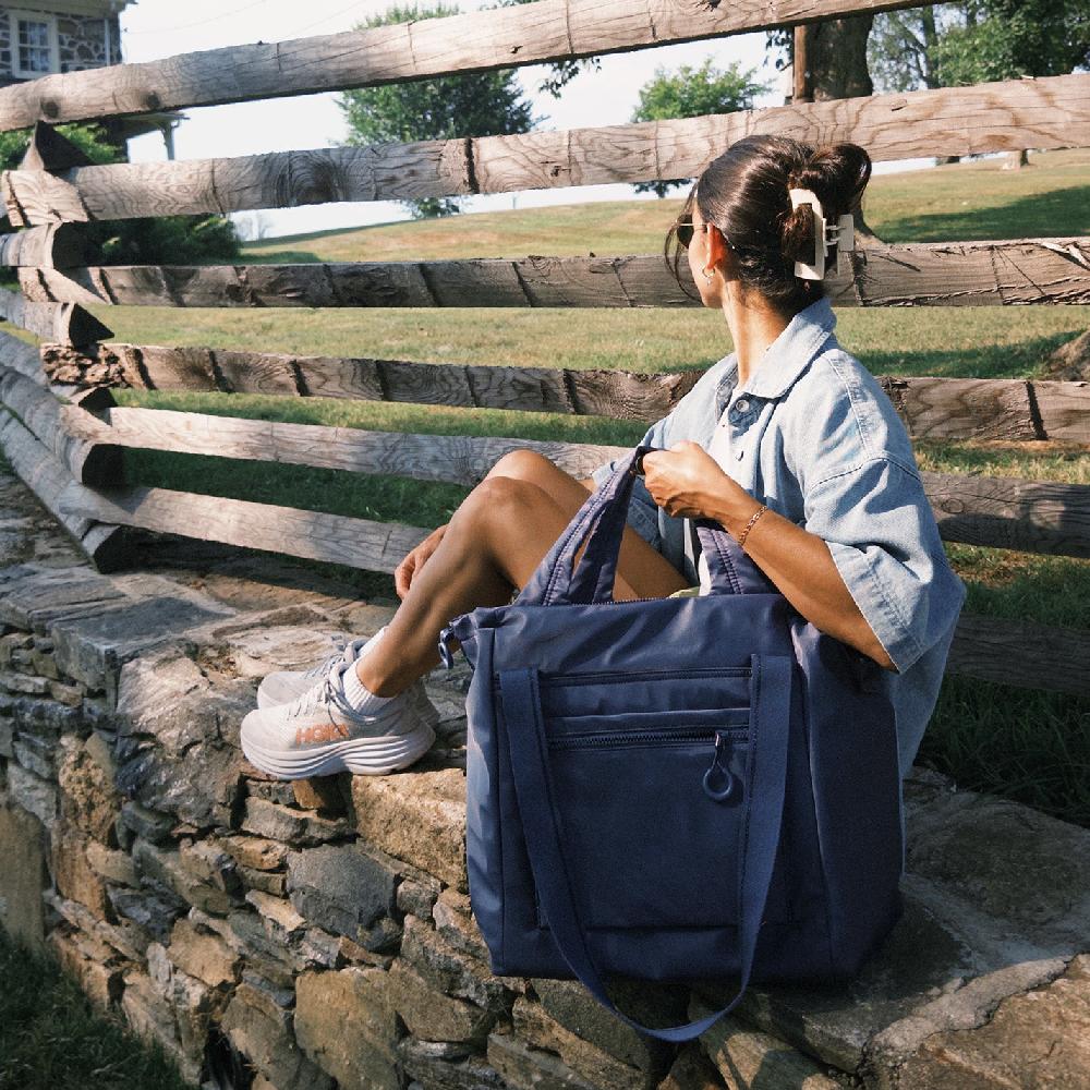 Hobo Places To Go Tote CaRefiber Recycled Nylon| Ocean