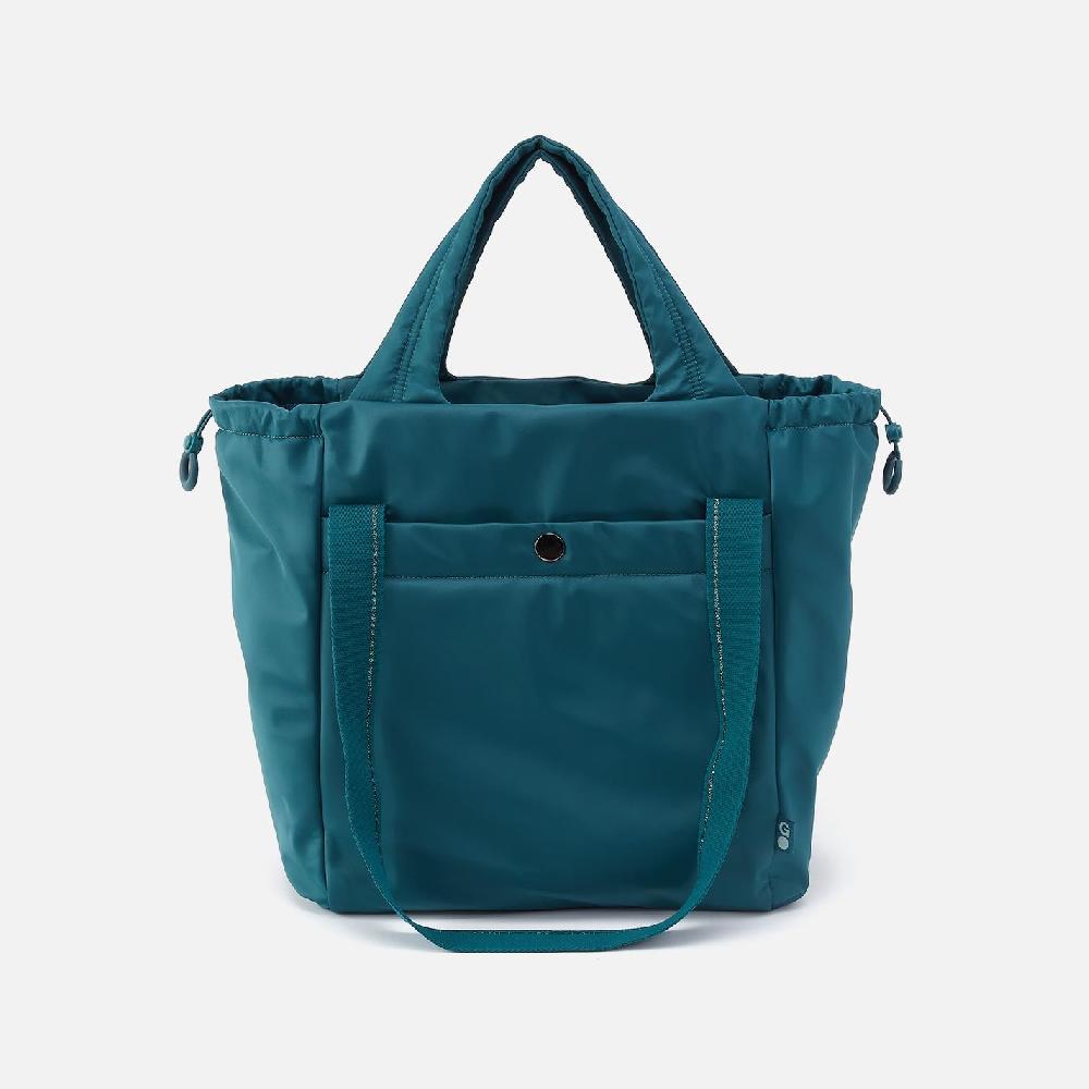 hobo Places To Go Tote CaRefiber recycled nylon| Teal
