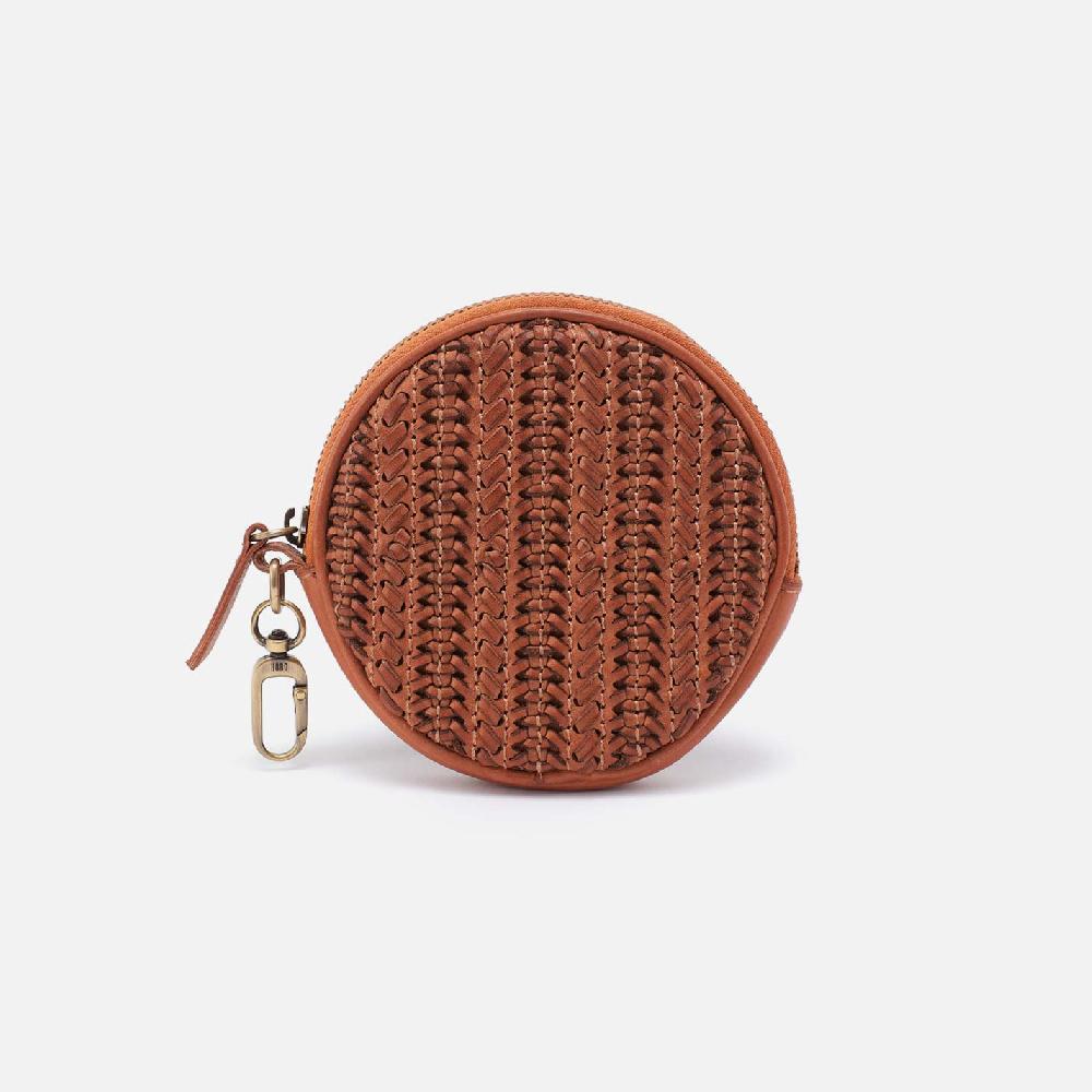 hobo Revolve Bag Charm Washed Leather| Harvest Wheat
