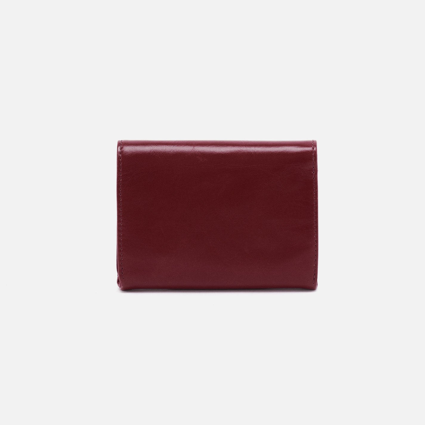 Hobo Robin Compact Wallet Polished Leather| Saddleberry