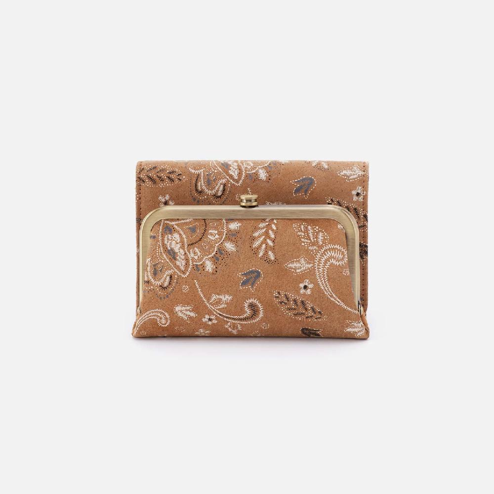 hobo Robin Compact Wallet Printed Leather| Country Road Bloom