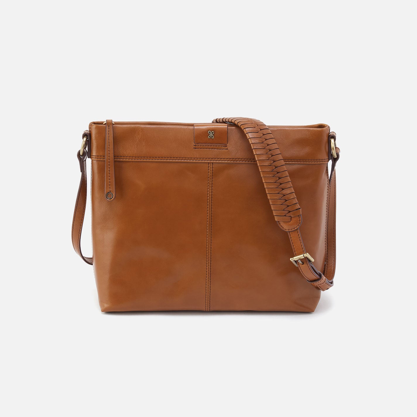 hobo Romy Medium Crossbody Polished Leather| Truffle