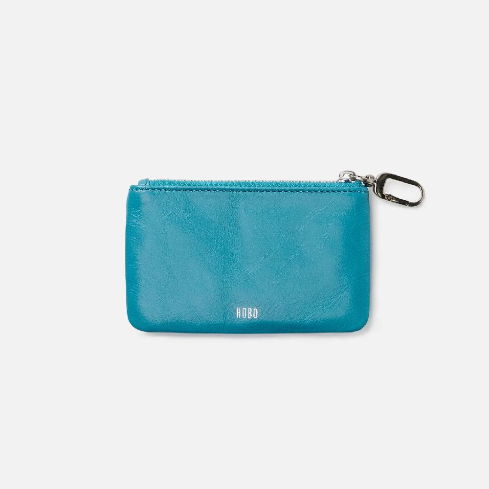 Hobo Sentiment Pouch Polished Leather| Biscayne Blue
