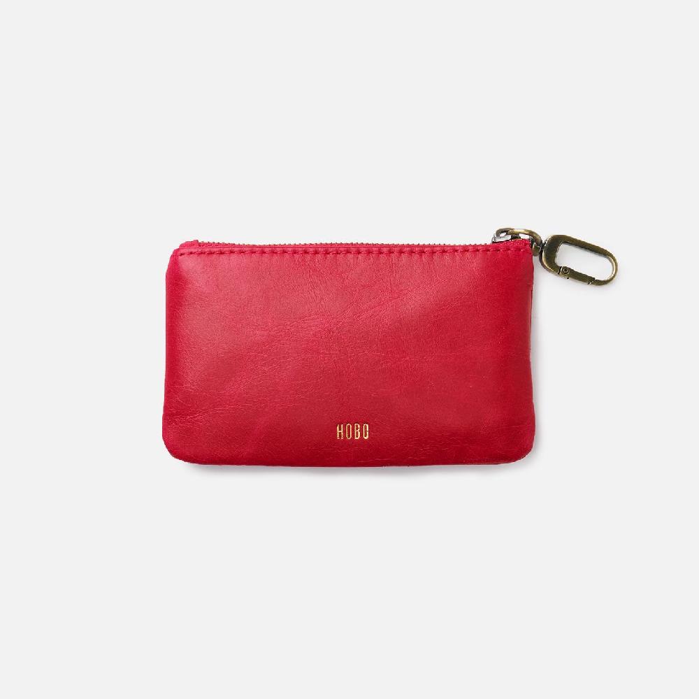 Hobo Sentiment Pouch Polished Leather| Hibiscus Love