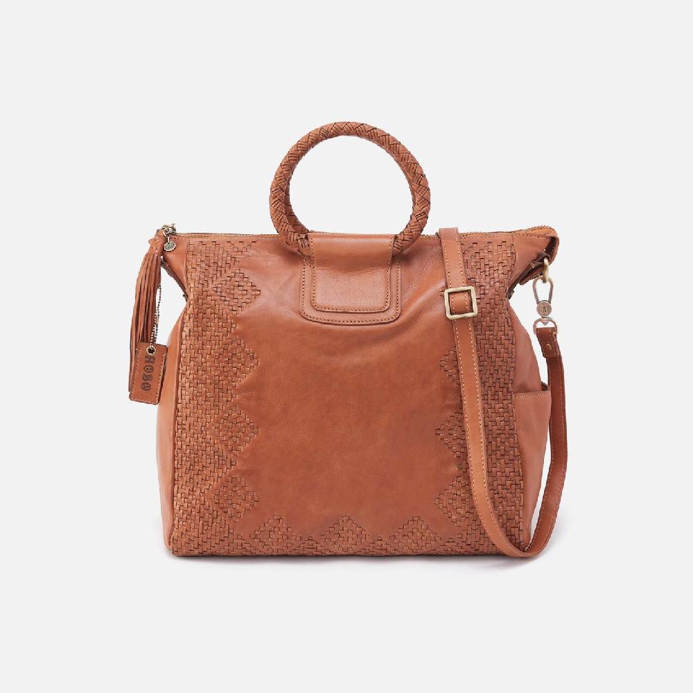 hobo Sheila Large Satchel Washed Leather| Harvest Wheat