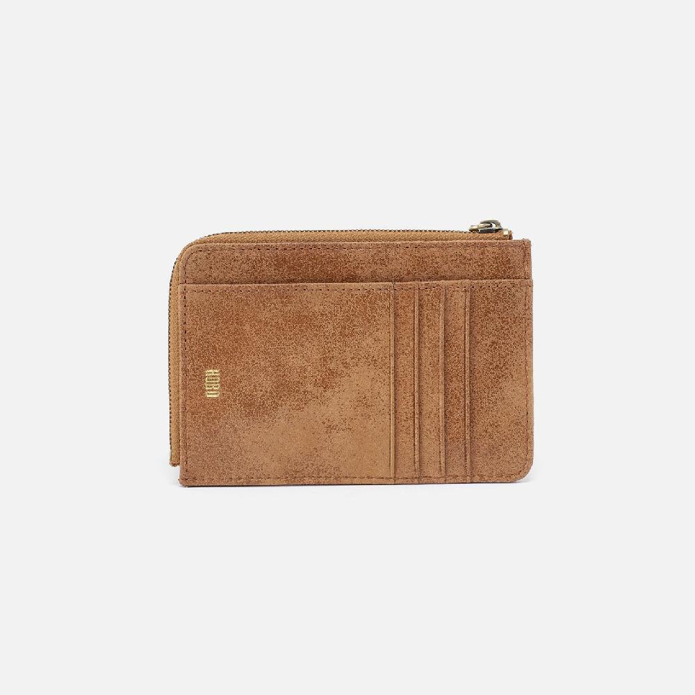 Hobo Tabby Zip Medium Wallet Buffed Leather| Whiskey