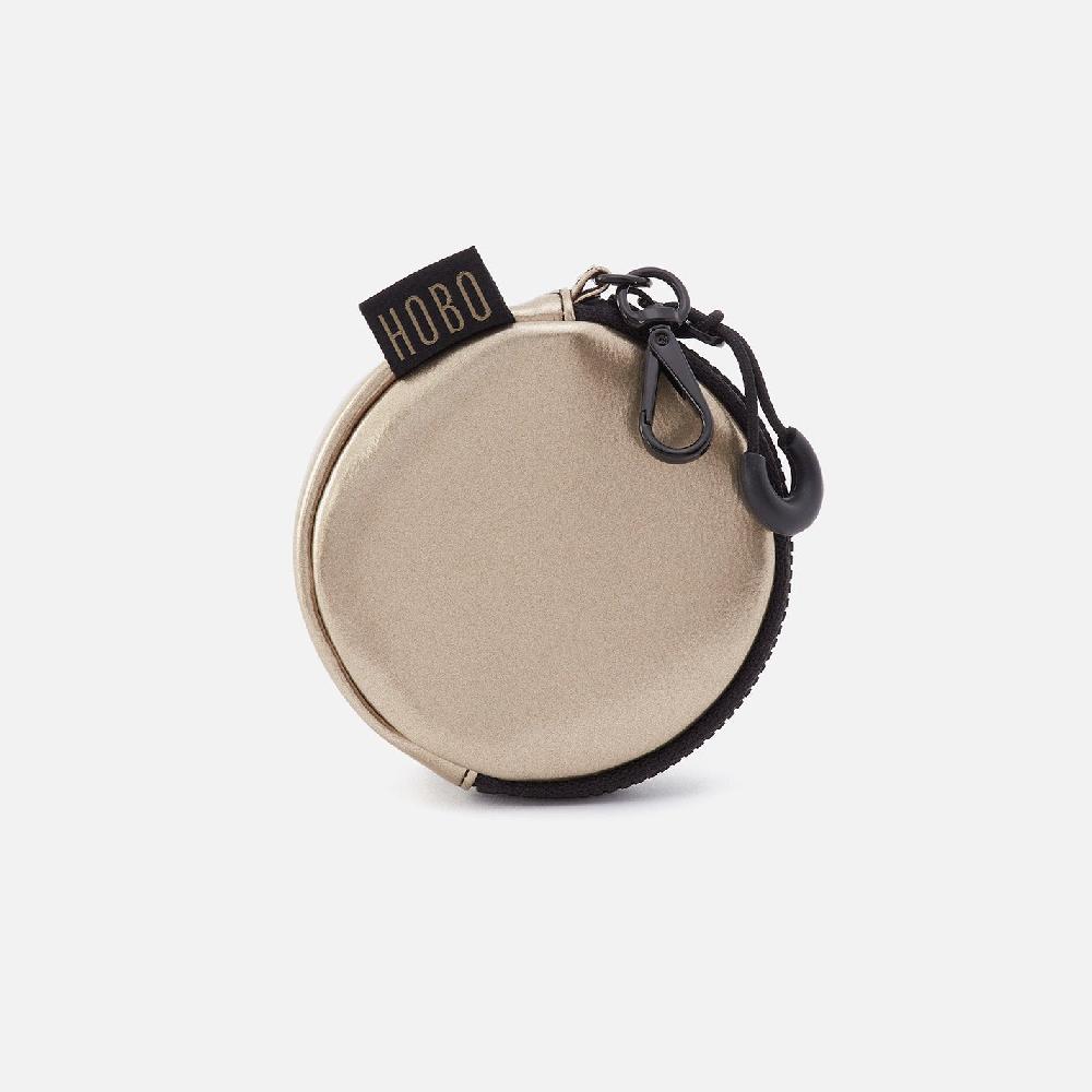 Hobo Tag Along Clip-On EverShine Nylon| Coffee Gold Metallic