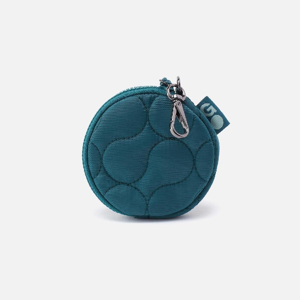 Hobo Tag Along Quilted Clip-On CaRefiber Recycled Nylon| Teal