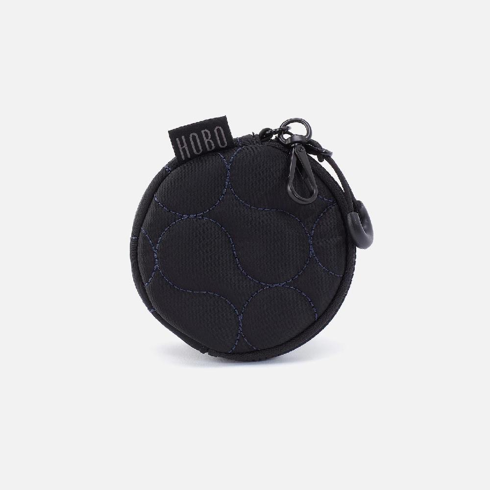 hobo Tag Along Quilted Clip-On CaRefiber recycled nylon| Jet