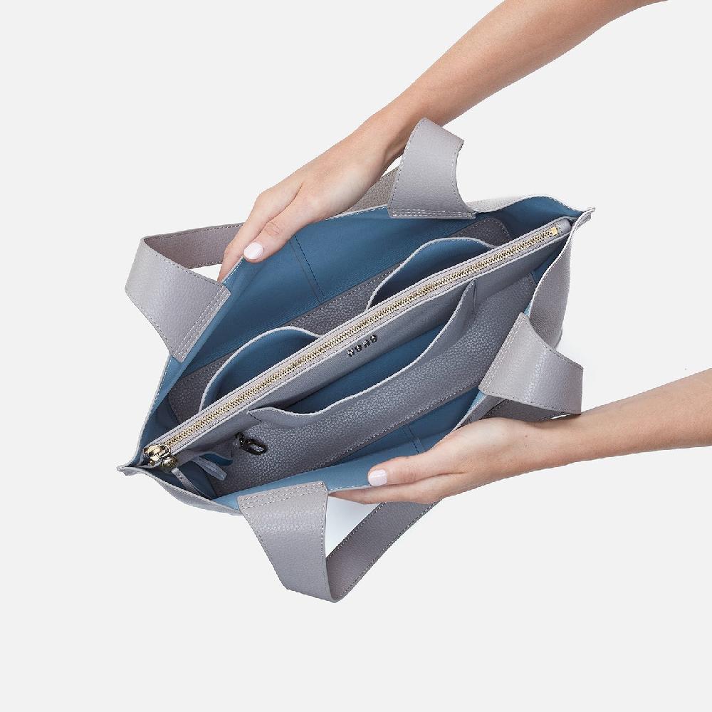 Hobo Vida Tote Micro Pebbled Leather| Morning Dove Grey