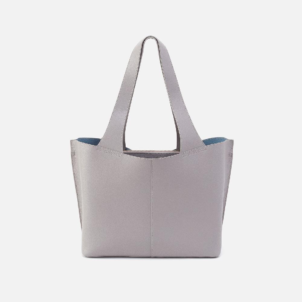 hobo Vida Tote Micro Pebbled Leather| Morning Dove Grey
