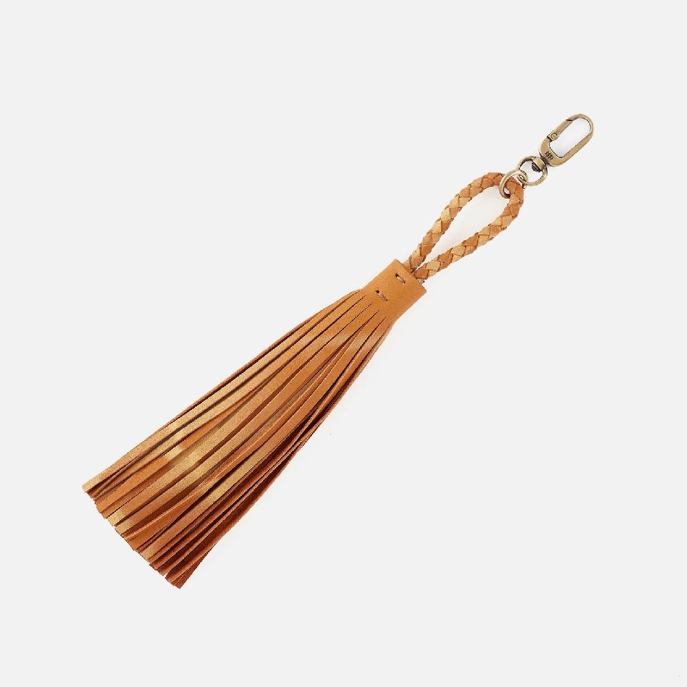 hobo Ziggy Tassel Swag Soft Shibori Leather| Saffron