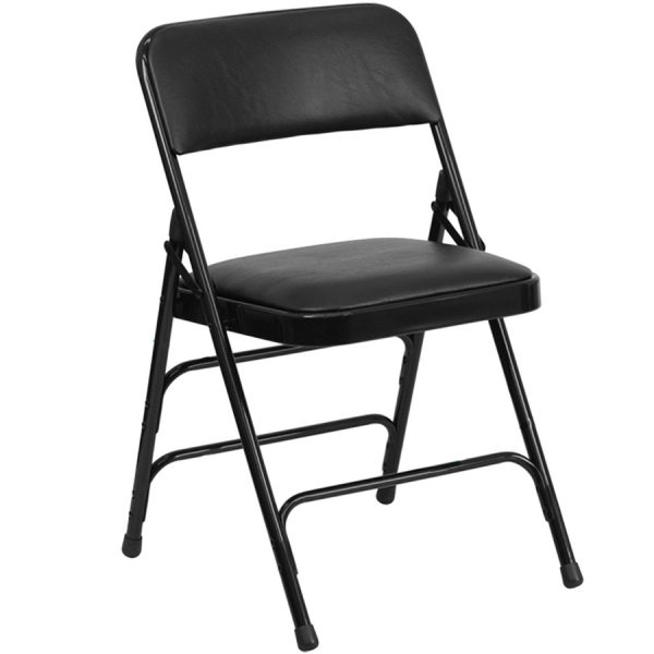 hodedah Hodedah Folding Chair packed 6 pcs per box in Black