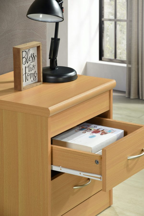 Hodedah Hodedah 2-Drawer Nightstand