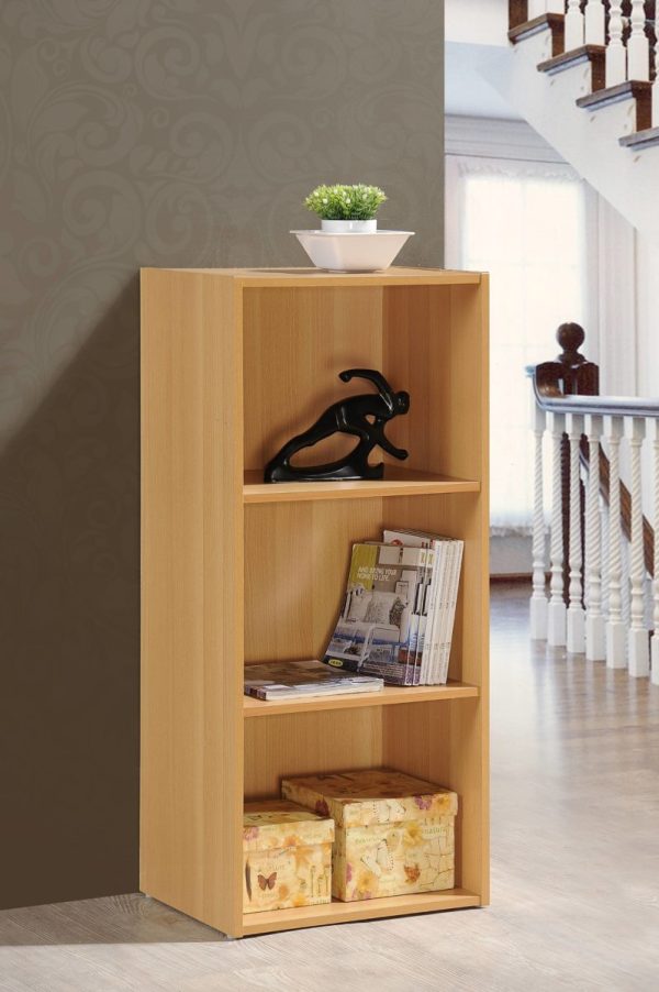 Hodedah Hodedah 3-Shelf Bookcase