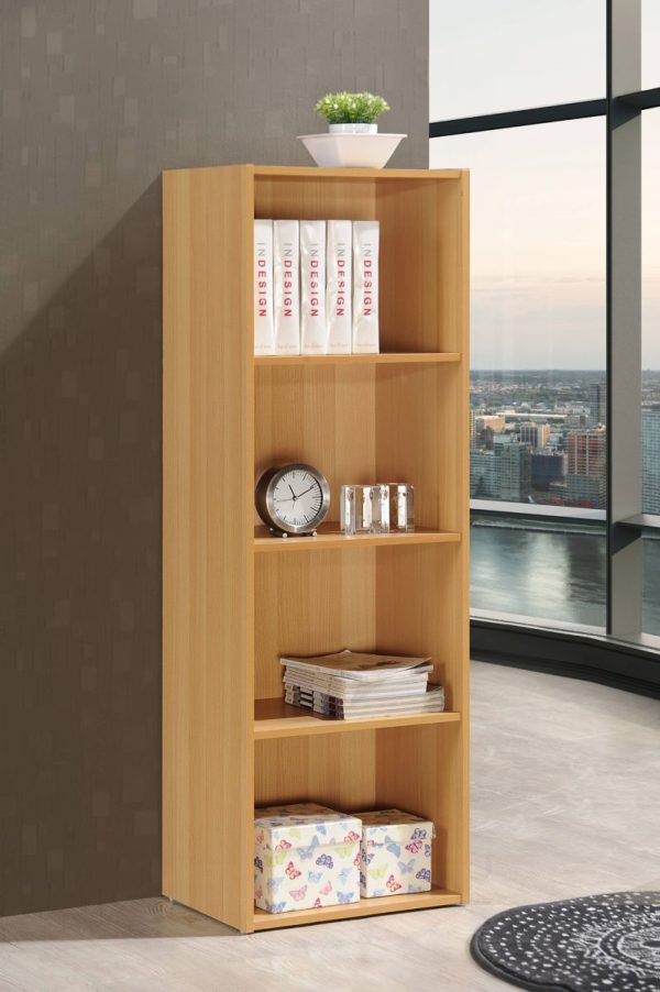 Hodedah Hodedah 4-Shelf Bookcase