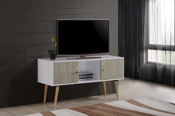 Hodedah Hodedah 47″ Wide Retro Entertainment Center